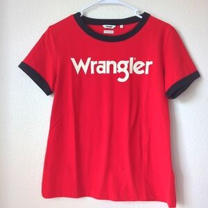 Women's Vintage Wrangler Tee. Size Large